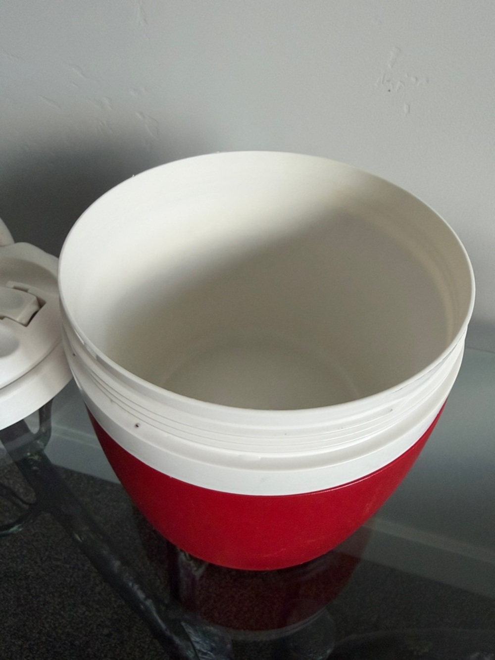 Vintage Igloo Elite 1/2 Gallon Insulated Water Jug Red & White. Pre-Owned - Picture 12 of 16
